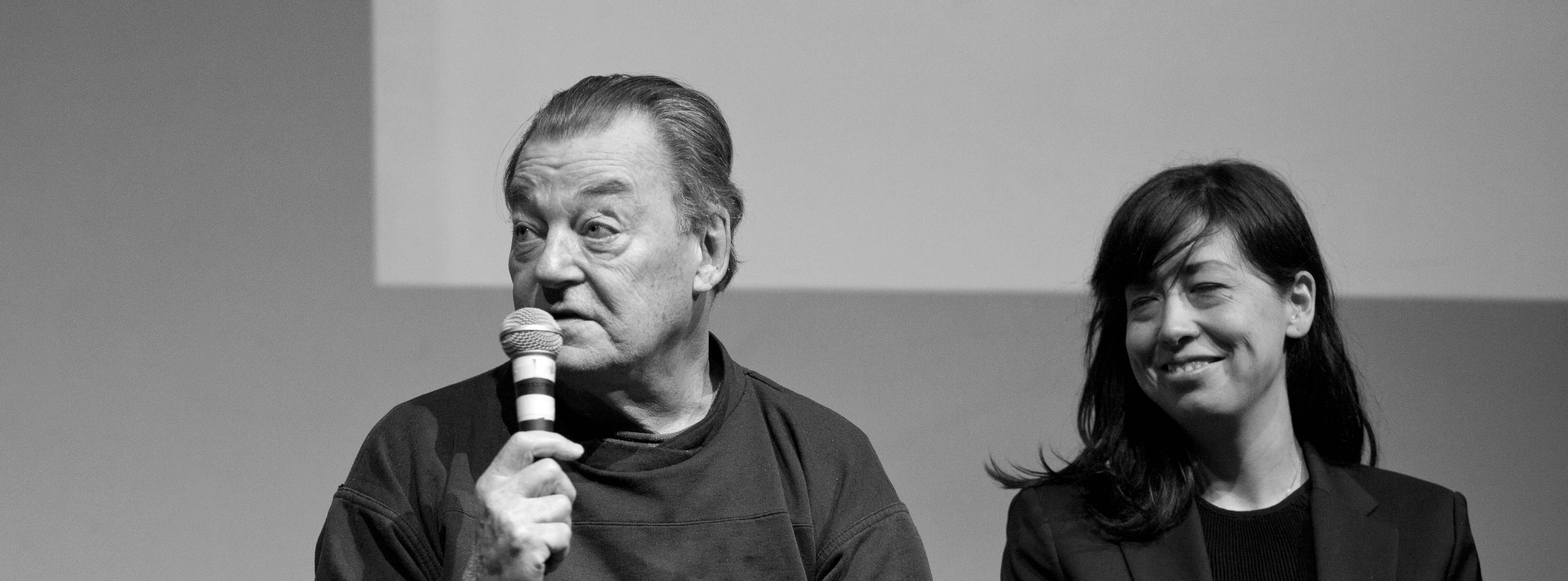 Walter Boudreau et Keiko Devaux lors de remise du Prix du CALQ - Oeuvre de la relève à Montréal, en février 2019.